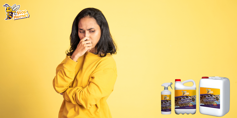 ¿El producto contra avispones y avispas tiene un olor desagradable o persistente?
